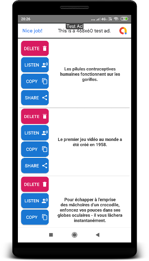 Facts About World  In French Screenshot 1