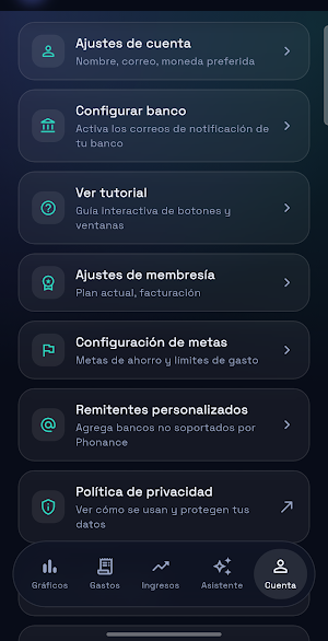 Phonance Screenshot 1