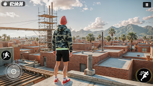 Going Up Jump Parkour Rooftop Screenshot 0