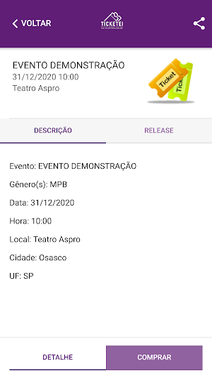 Ticketei Screenshot 1