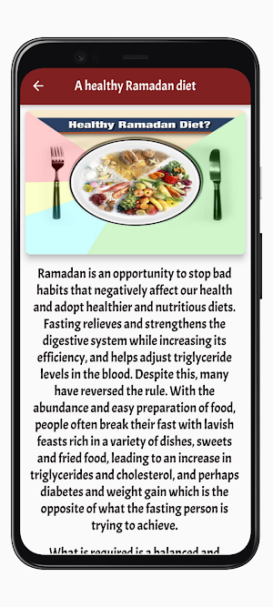 A healthy Ramadan diet Screenshot 3