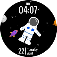 Astronaut Earth Watch Face
