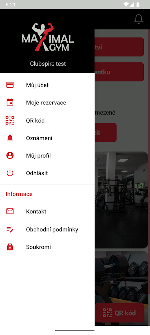 Maximal Gym Appka Screenshot 3