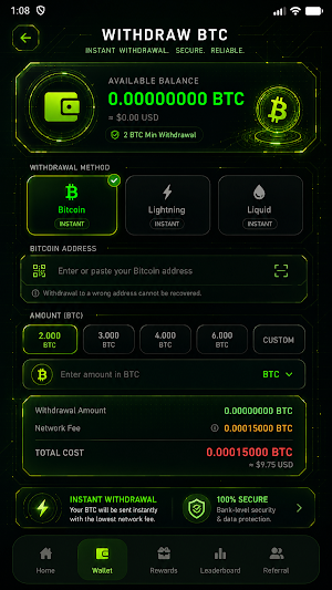 Crypto Miner – Bitcoin Miner Screenshot 2
