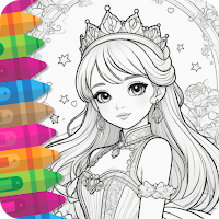 Princess Games Coloring World
