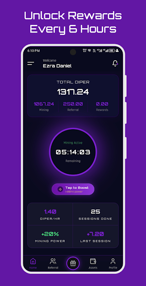 DiperBit - Digital Mining Hub Screenshot 0