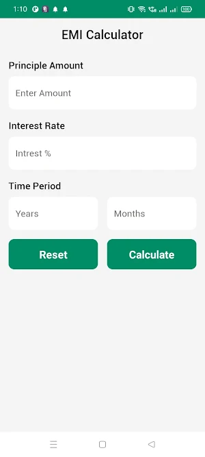 LoanLend - EMI Loan Calculator Screenshot 1