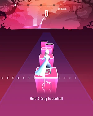 Elsa Tiles Dance EDM Hop Screenshot 0