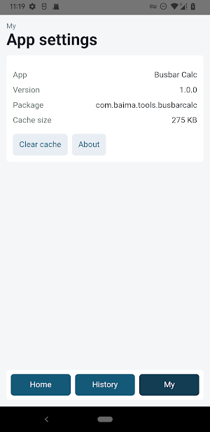 Busbar Calc Screenshot 2