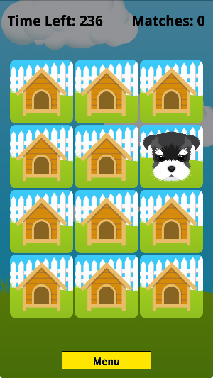 Puppy Playmate Picture Match Screenshot 2