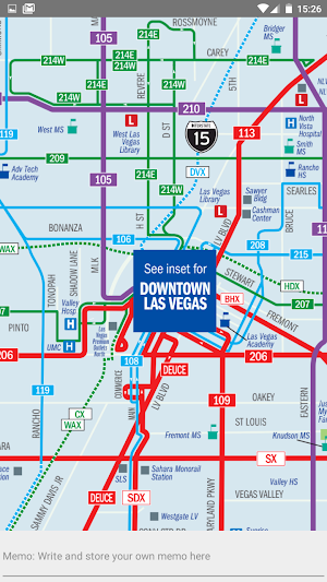 LAS VEGAS MONORAIL SYSTEM MAP Screenshot 1