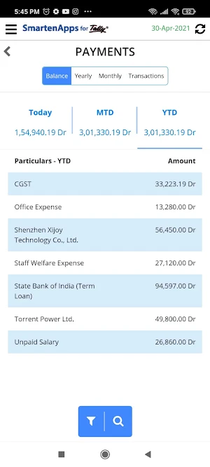 SmartenApps for Tally Screenshot 2