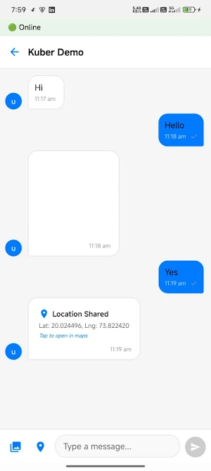 Kuber Cab Driver Screenshot 0