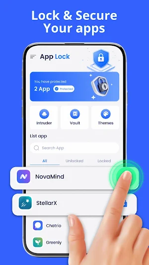 App Lock: Fingerprint Shield Screenshot 0