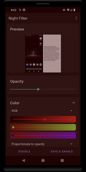 Night Filter Screenshot 1