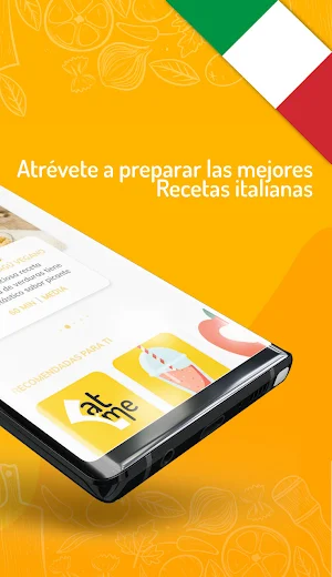 Recetas de Cocina Italianas -  Screenshot 2
