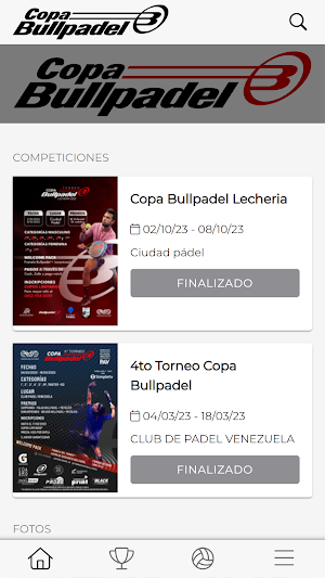 Circuito Bullpadel Venezuela Screenshot 2