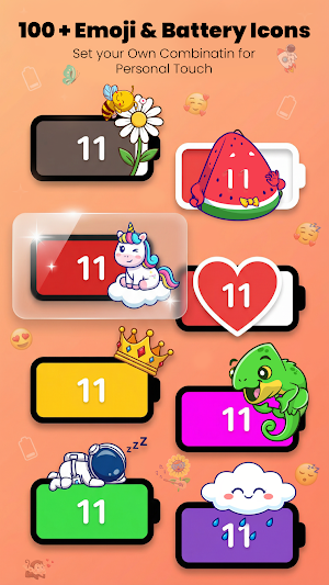 Emoji Battery Widget Screenshot 0