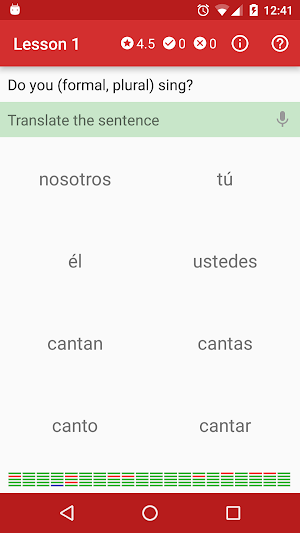 Polyglot. Learn Spanish Screenshot 1