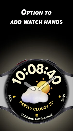 Curvy Weather - Watch face Screenshot 3