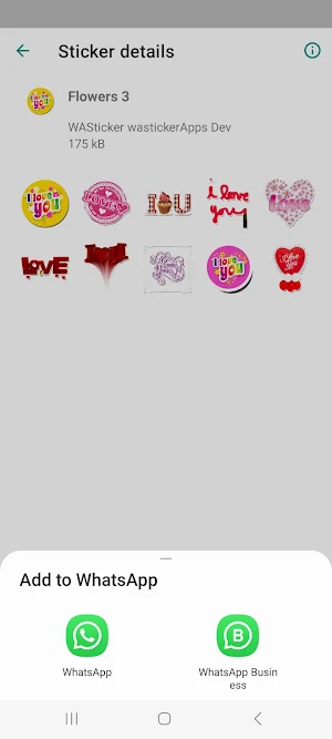 WASticker -amor Love Stickers Screenshot 1
