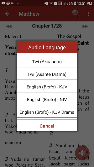 Best English & Twi Bible Screenshot 0