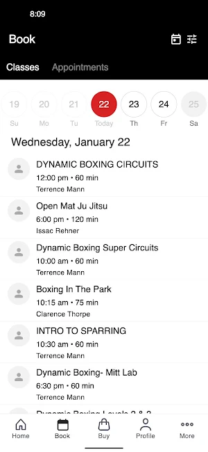 HTC Boxing & Fitness Screenshot 1