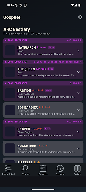 GoopNet - ArcRaiders Companion Screenshot 1