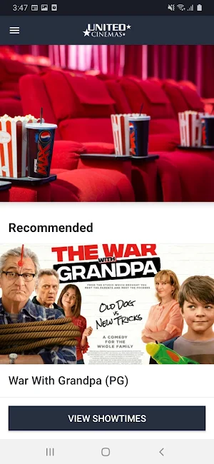 United Cinemas AU Screenshot 0