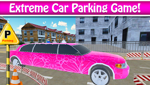 Pink Lady Limo Driver 2021 : Limousine Taxi Game Screenshot 3