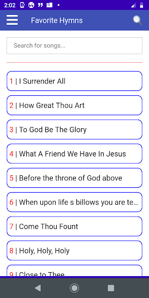 Morning devotion hymns (audio) Screenshot 0