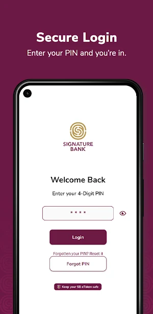 SignatureBankEToken Screenshot 1