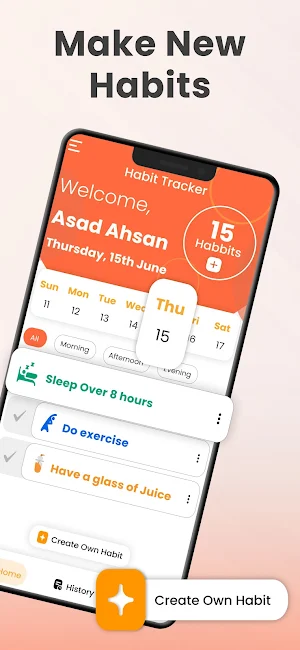 Habit Tracker & Daily Planner Screenshot 1