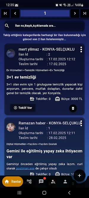 Roket Hizmet Screenshot 1