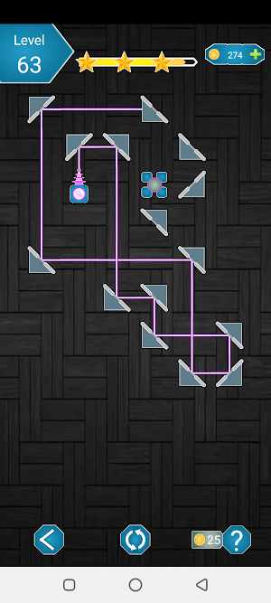 Laser Reflecting Puzzle Screenshot 0