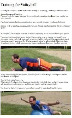 How to Do Volleyball Training Screenshot 2