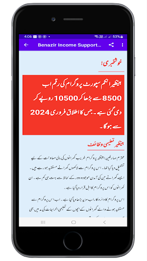 Benazir Survey 2024 Screenshot 2