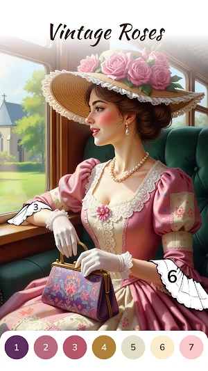 Dress Color: Paint by Number Screenshot 2