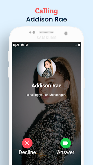 Addison Rae Calling You Screenshot 2