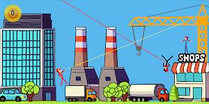 Swing Hero Rope Stickman Screenshot 2