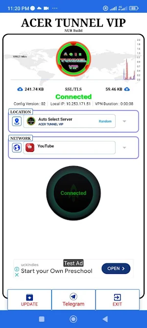 ACER TUNNEL VIP Screenshot 1