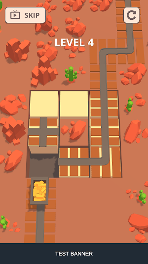 Golden Crossy Mine Screenshot 2