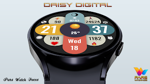 Daisy Digital Watch Face Screenshot 2
