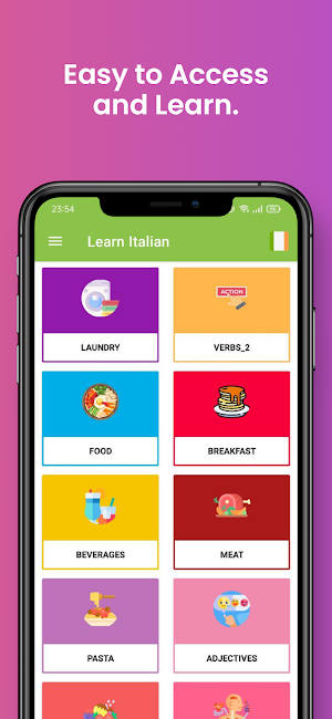 Learn Italian - Beginners Screenshot 1