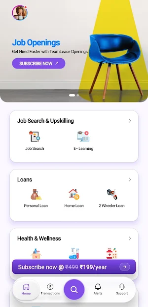 TeamLease Benefits Screenshot 2