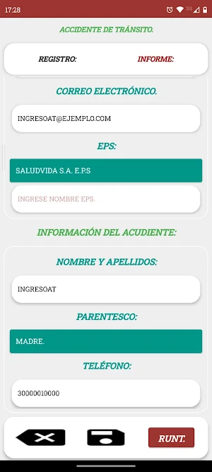 INGRESOAT. Screenshot 2