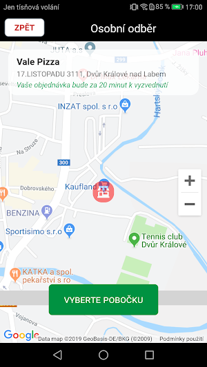 Vale Pizza Dvůr Králové n.L Screenshot 1