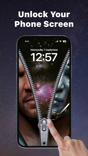 Zip Lock Screen - Zip Theme Screenshot 0
