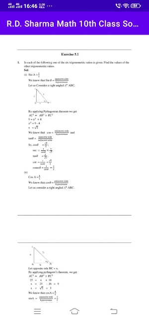 R.D. Sharma Math Solutions-10 screenshot 6