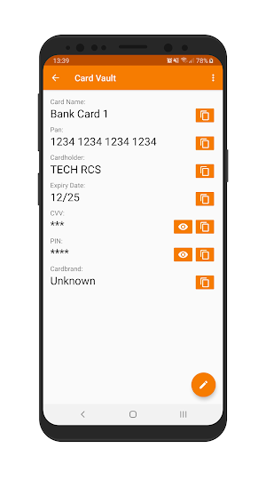 Card Vault Screenshot 1